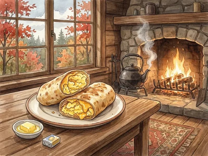 Cheese & Egg Tortilla Wrap
