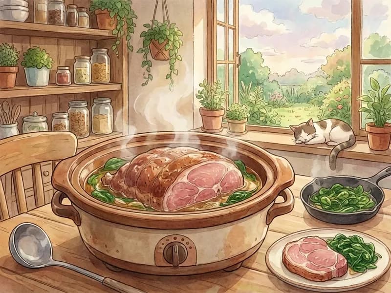 Gammon & Spinach